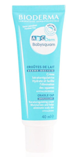 Bioderma ABCDerm BabySquam Creme für Kinder gegen Schuppen im Haar 40 ml