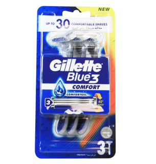 Gillette Blue III Rasierapparate 3tlg.