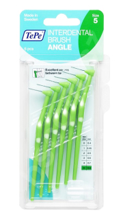 Tepe Angle Interdental Brushes 0,8 mm Green 6 pcs