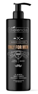 Bielenda Only For Men Barber Edition Waschmittel für Gesicht und Bart 190 g