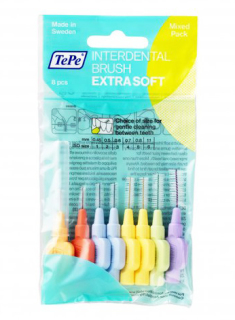 TEPE Interdental brushes Extra Soft start MIX 8pcs